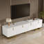 Luxury Tv Stand - 160Cm Media Unit With Soft-Close Doors & Adjustable Feet-890614519