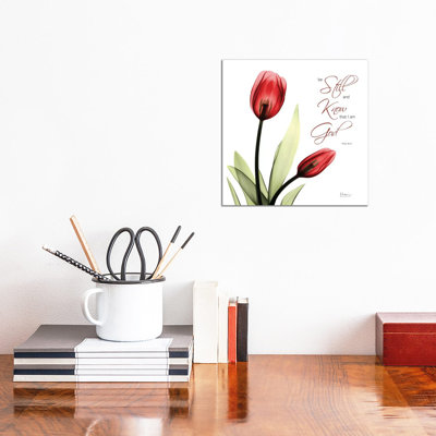 Be Still Tulip by Albert Koetsier - Wrapped Canvas Painting