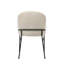 Chenille et chaise d'appoint noire (ensemble de 2)