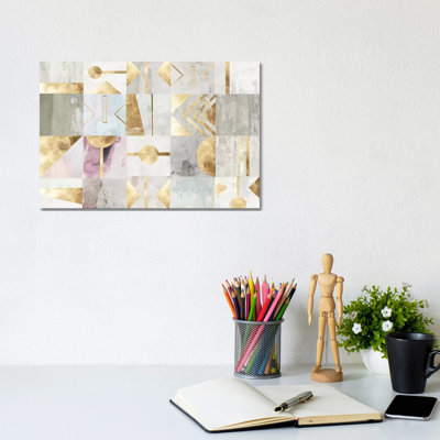 Gold Deco by PI Studio - Wrapped Canvas Painting