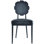 Earl Gray Leather Dining Chair