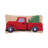  Christmas Truck Hooked Petite Throw Pillow