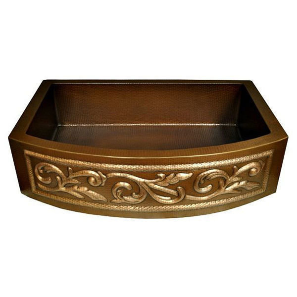 Lark Manor 560mm W Single Bowl Copper Kitchen Sink