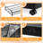 Under Bed Storage With Wheels, 2Pack Under The Bed Storage Containers With Clear Window Lid, 45L Large Capacity Underbed Storage Containers, Underbed Storage Bins For Clothes, Toys And Shoes, Bedding