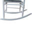 Chaise berçante en bois BLANC, sans passe-partout-1574732770