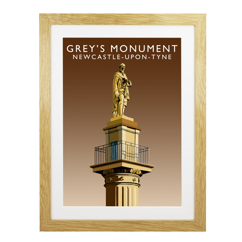 Richard O'Neil - Print, Oak Wood Frame, 43.5 cm H x 33.5 cm W x 2.2 cm D