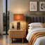 Lampe rectangulaire en marbre brun clair 26 po x 16 po Ivy Bronx