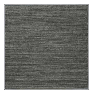 Tapis gris uni lavable à la machine
