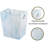 Manufactured Wood Open Waste Basket - 2 Gallons