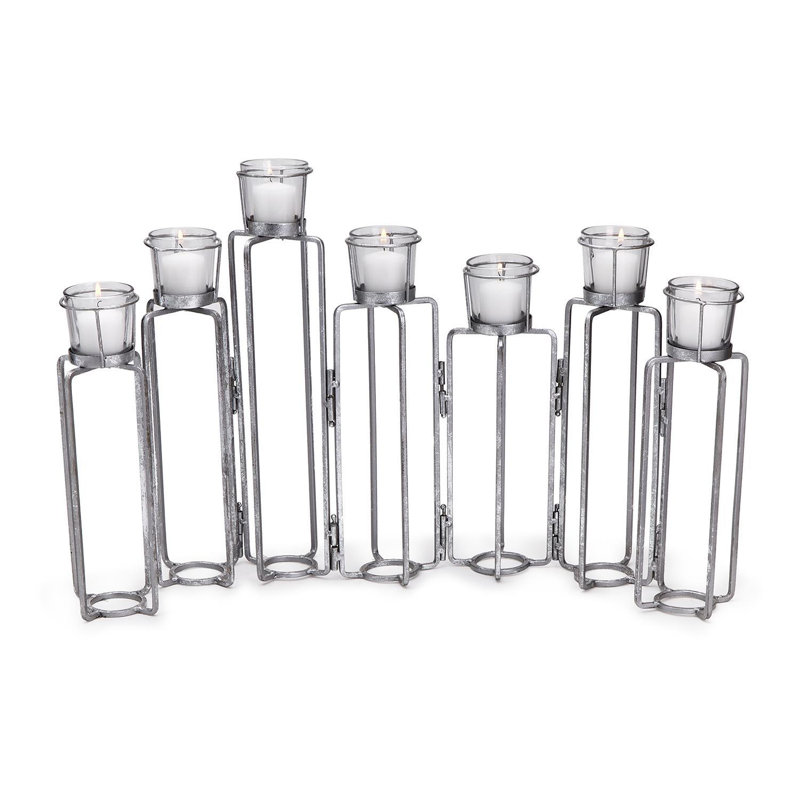 Ensemble de 7 bougeoirs Serpentine