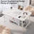 Multi-Functional Height Adjustable Portable Mobile Laptop Overbed Table-1927120332