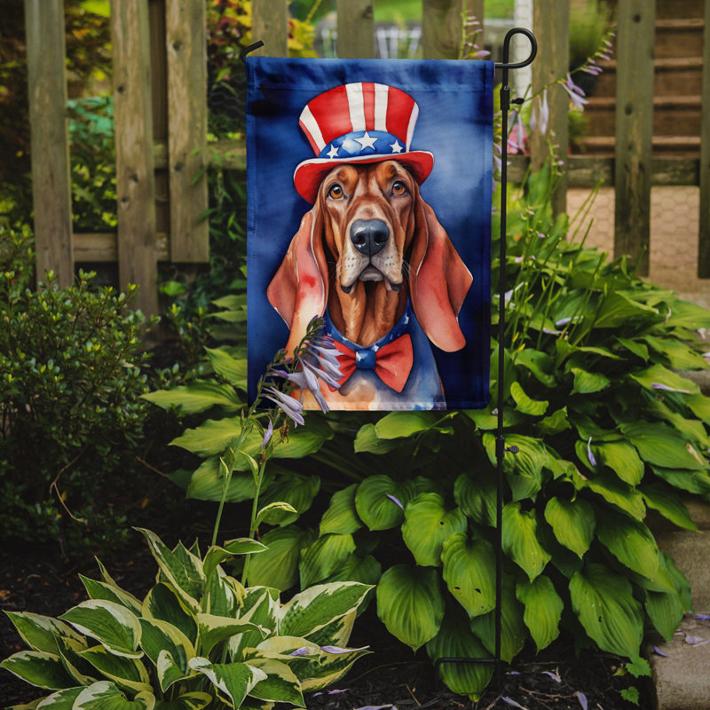 Drapeau patriotique du jardin américain, Redbone Coonhound