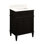 24" Elmdale Vanity with Rectangular Undermount Sink - Charcoal Black