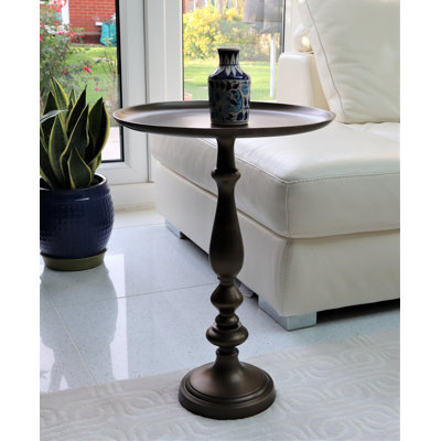 Ackermanville Tray Top Pedestal End Table