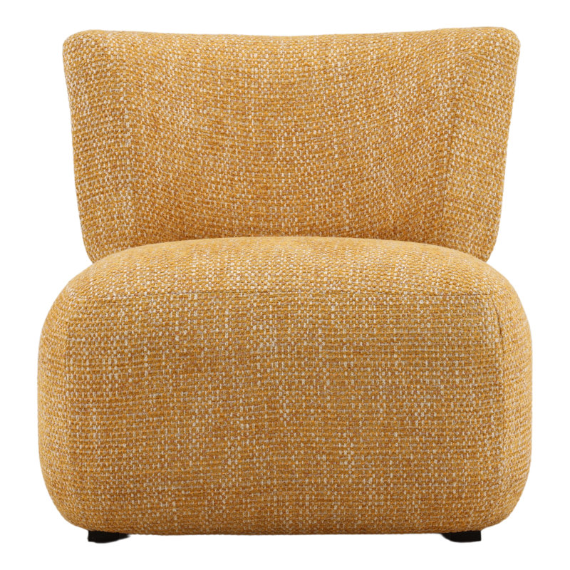 Bridger Occasional Chair Brown, Gold Fabric