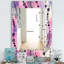 Miroir décoratif plumes éclectique-40085960