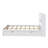 Wood Platform Bed With Bookcase Headboard-1261763875-1261763873
