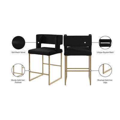 Tabouret de comptoir 26 po Caleb