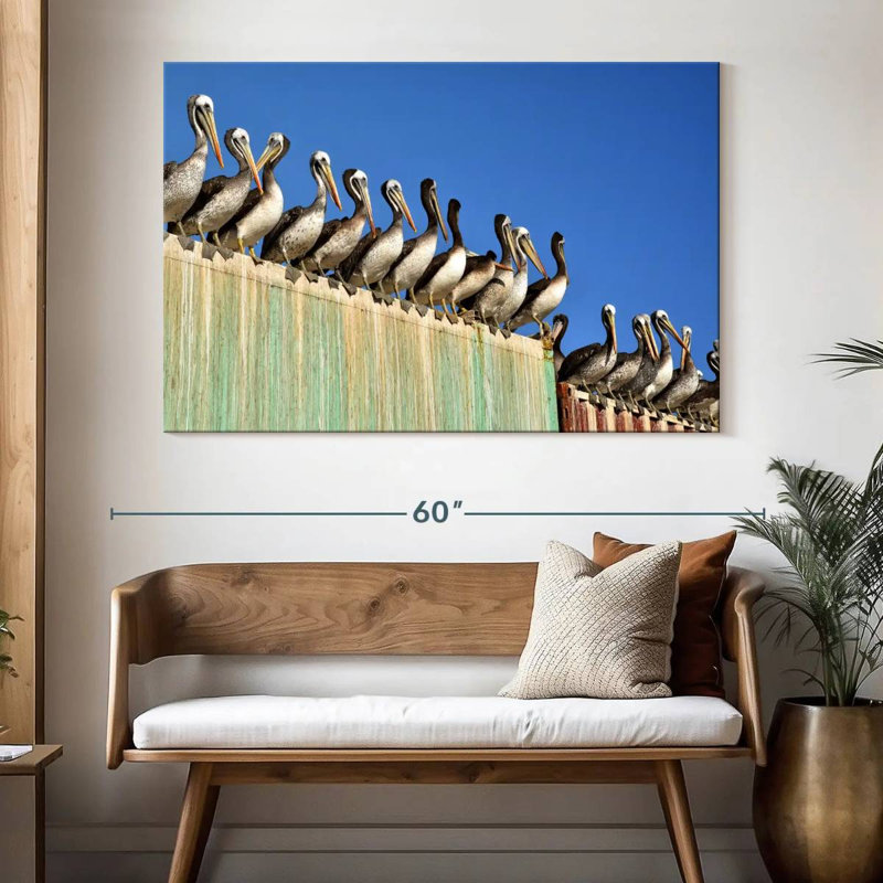 Brampt Pelican Party, 34" H x 51" W