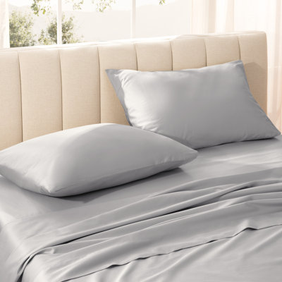 400 Thread Count  Cotton Sateen Pillowcase Set