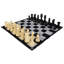 8" Tall Oversized Chess Set with Stay-flat Nylon Board