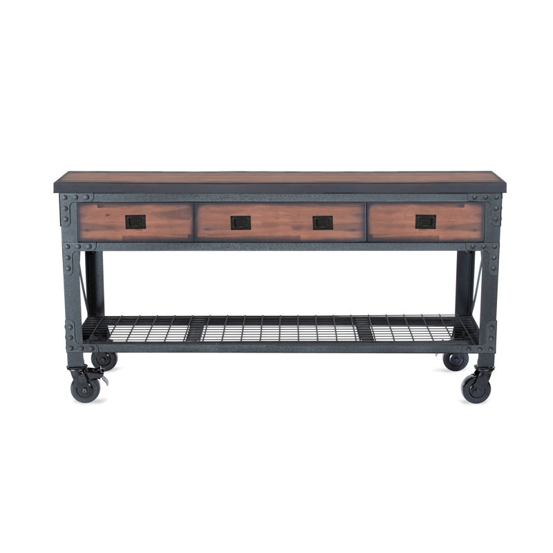 Établi en bois Duramax New Workbench, Noyer