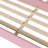 Pink Daybed With And Trundle For A Relaxing Bedroom - Soothing Ambiance Full Size Fleece Upholstery Rolling Smooth Movement