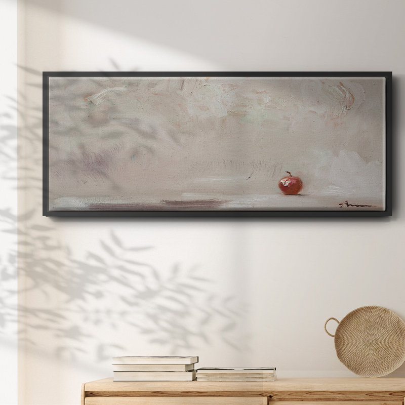 Lonley Apple- Framed Canvas
