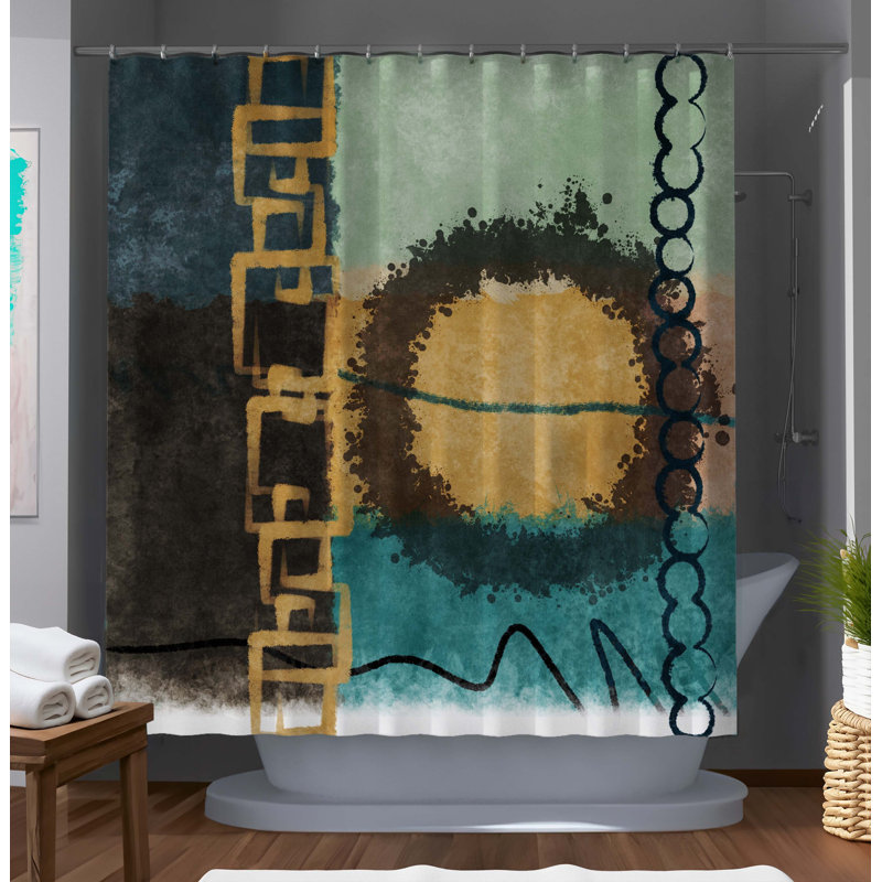 Rideau de douche abstrait Leia