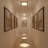 13" Antique Brass LED Flush Mount Ceiling Fixture-1788968115-1788968114