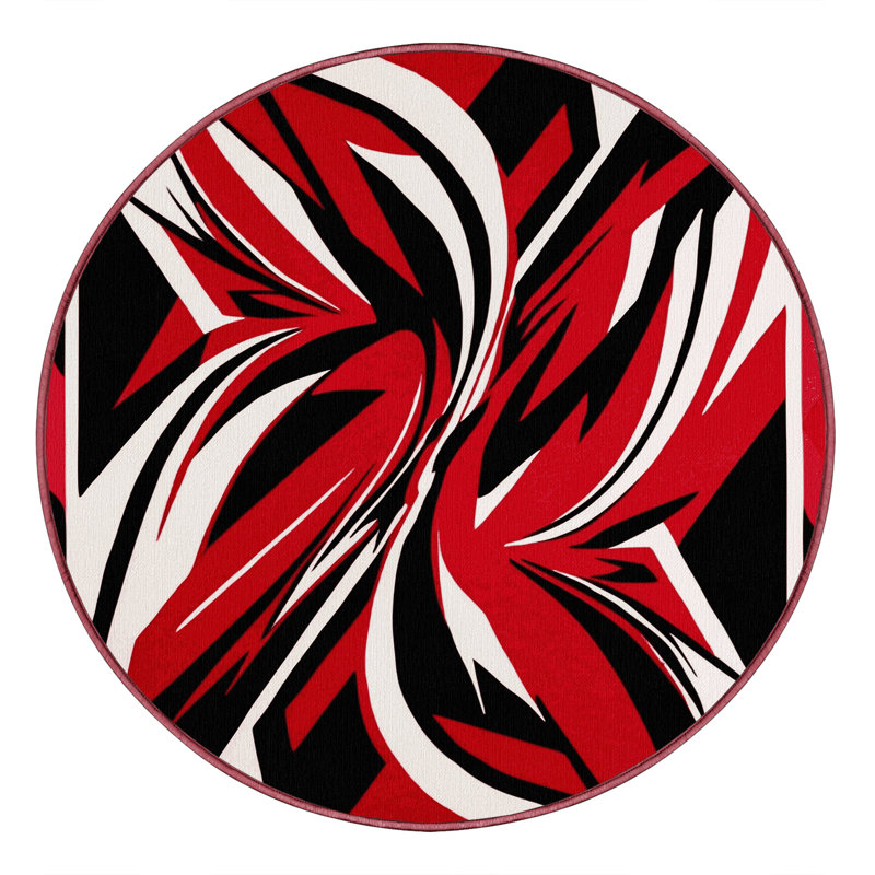 Bloodstone Mirage Rug, Round 7'