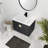 Keedra 27.8 " W Free Standing Wall Mounted 1 Single Vanity Bathroom Vanity With Ceramic Top-1502407615