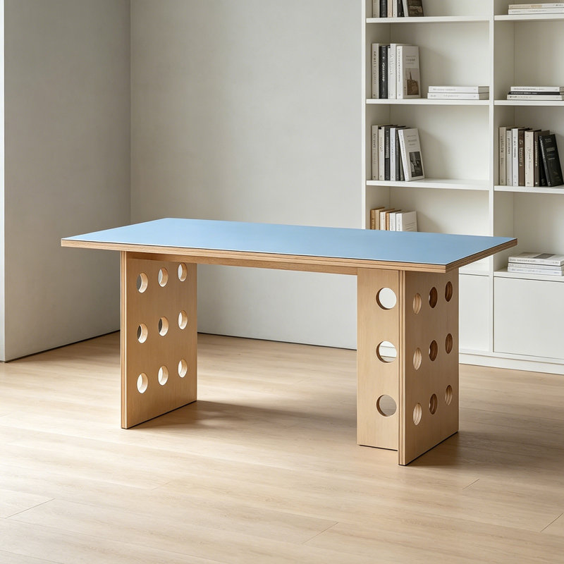 Bureau moderne de style artificiel écologique, 29.52" H x 70.86" W x 35.43" D