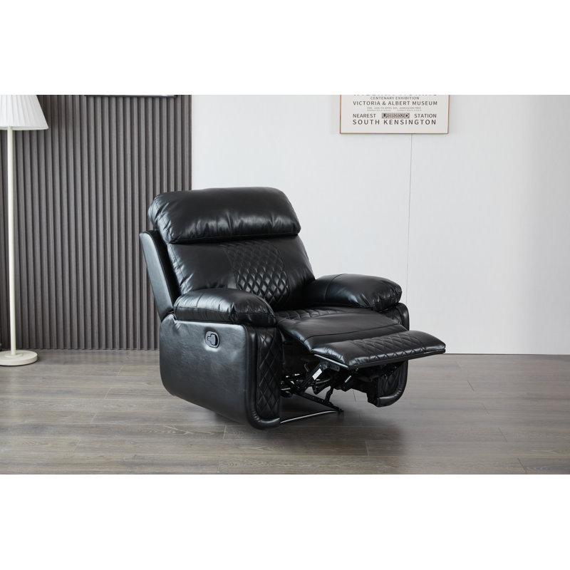 Fauteuil club Bernartice, Noir