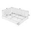 Lit de jour rembourré en velours d'eucalyptus Mid-Century l 81 po x P 60 po x H 29,5 po