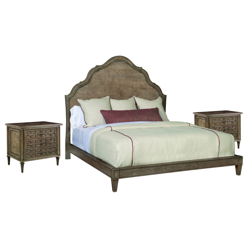 Casa Solid Wood Piece Bedroom Set