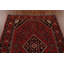 Geometric Red  Traditional Runner Rug 4x12