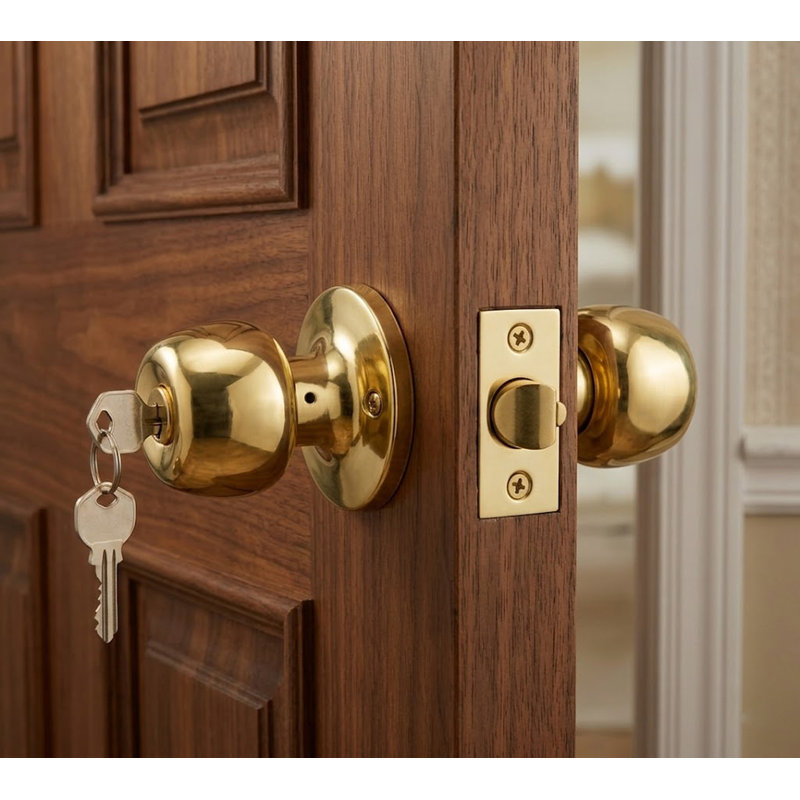 Bed & Bath Lock, No Key Lock