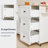 Mayrani 43" Rolling  Kitchen Island with Storage and Power Outlet-270499879