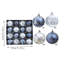 Décorations de Noël - Ensemble de 16 boules décoratives à suspendre pour sapin de Noël, brillantes et festives. Idéales pour décorer votre intérieur.-1075235333