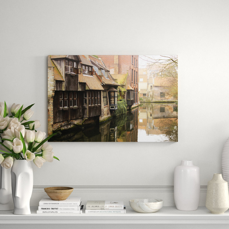 Bruges Canal #4 Print by Ed Swonger