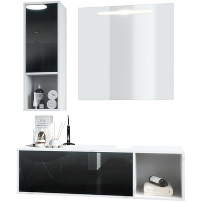 Jezelle Bathroom Storage Furniture Set