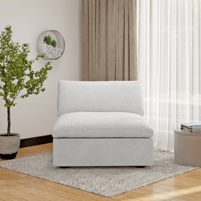 Linen Blend Slipcovered Chair