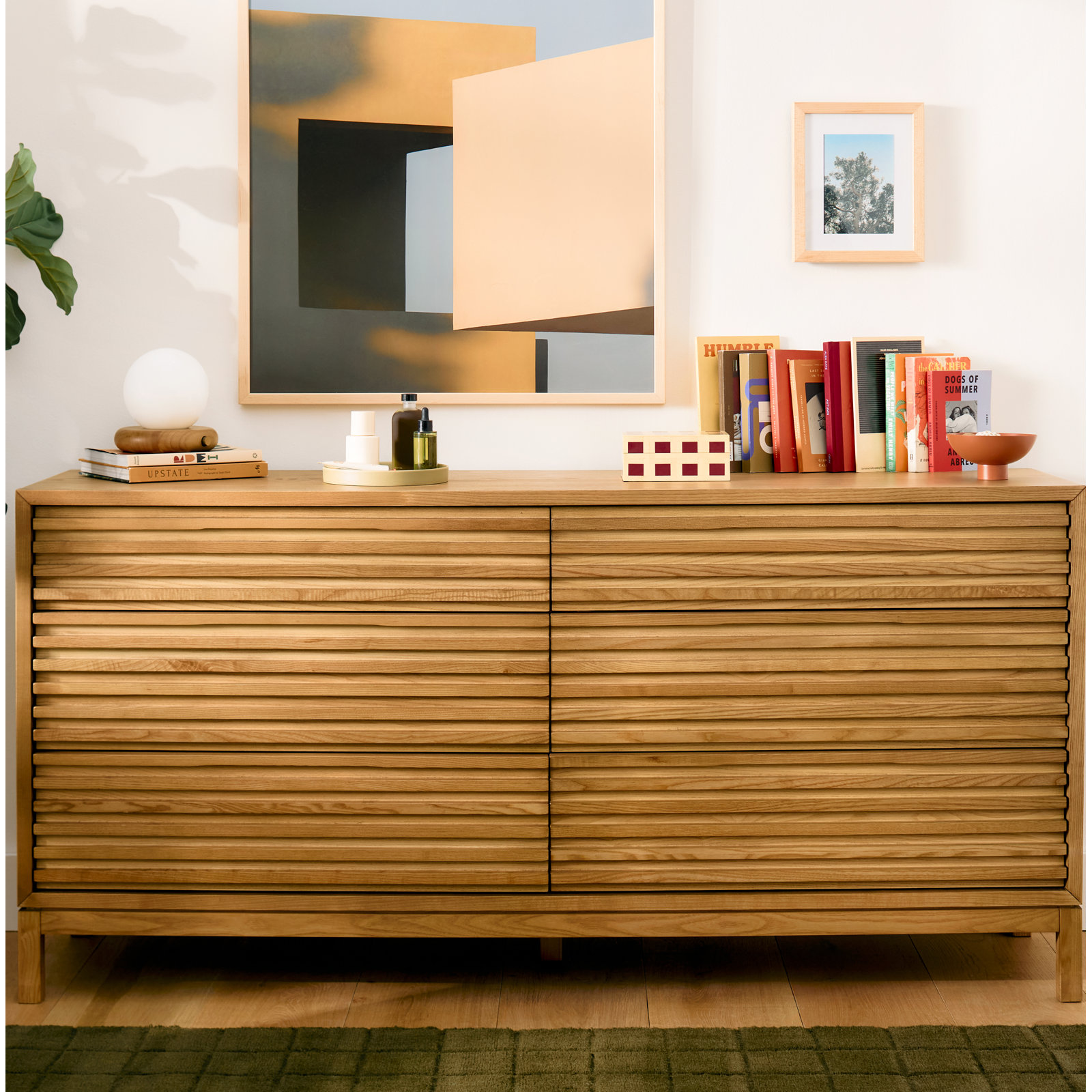 Finnian 68" Dresser, Light Oak