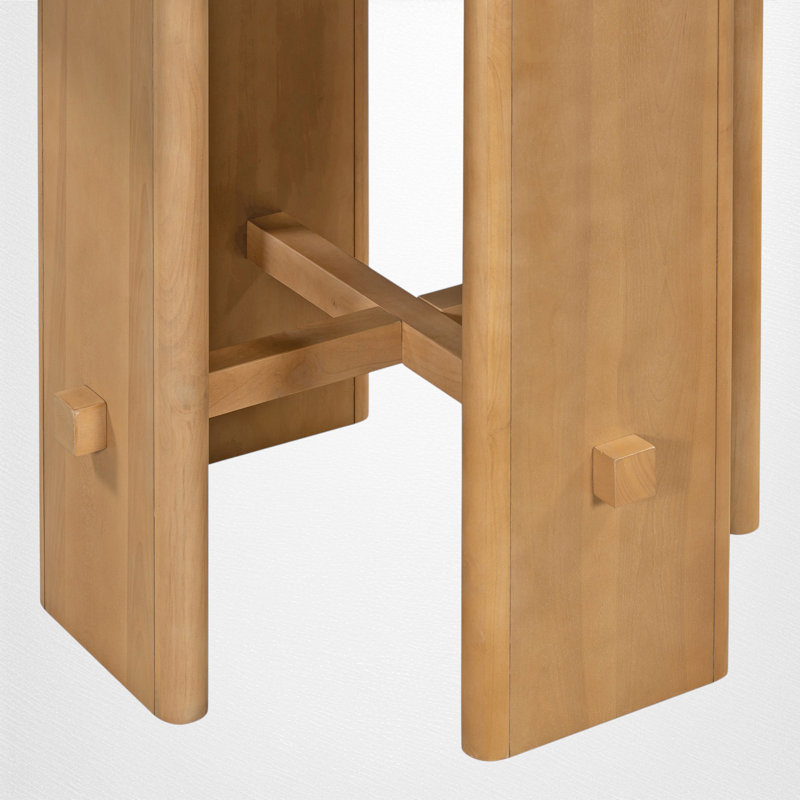 Ensemble repas pour 4 personnes, Beige / Naturel, Naturel