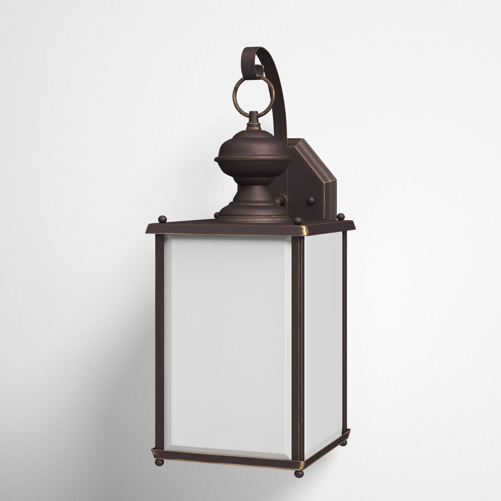 Adaline Single Light Outdoor Wall Light, Antique Bronze, No