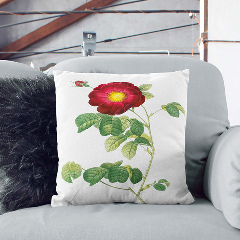 Square Throw Cushion, Stone, 55cm H x 55cm W x 20cm D