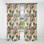 Keydy Urban Jungle Mirage II - rideau en velours tropical - obscurcissant - 1 panneau