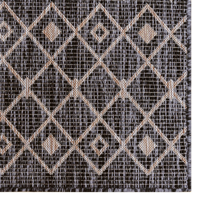Tapis vert d'extérieur couleur cendre, Carré 13 pi
