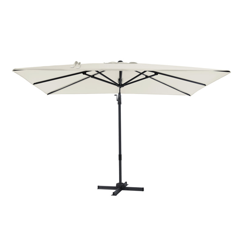 Briyelle 300cm Cantilever Parasol, Beige, Grey